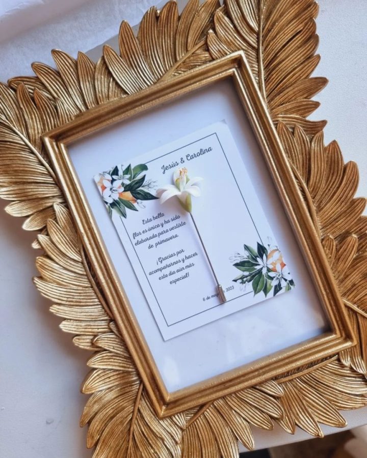Alfileres Azahar para tus invitados . - Imagen 4